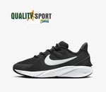 Nike Star Runner Nero Bianco Scarpe Ragazzo Sportive Palestra Running DX7615 001