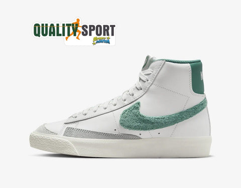 Nike Blazer Mid 77 Ki Bianco Verd Scarpe Ragazzo Sportive Sneakers FZ1158 100