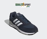 Adidas Run 80s Blu Bianco Scarpe Shoes Uomo Sportive Sneakers GV7303