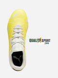 Puma Future Play TT Grigio Giallo Scarpe Uomo Sportive Calcetto Soccer 107381 04