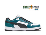 Puma RBD Game Low Bianco Verde Scarpe Shoes Uomo Sportive Sneakers 386373 21