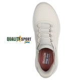 Skechers Bobs Squad Chaos Slip-ins Beige Scarpe Donna Sportive 117504 OFWT