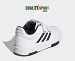 Adidas Tensaur 2.0 Bianco Nero Scarpe Shoes Bambino Sportive Sneakers GW1981