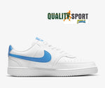 Nike Court Vision Lo NN Bianco Celeste Scarpe Uomo Sportive Sneakers DH2987 105