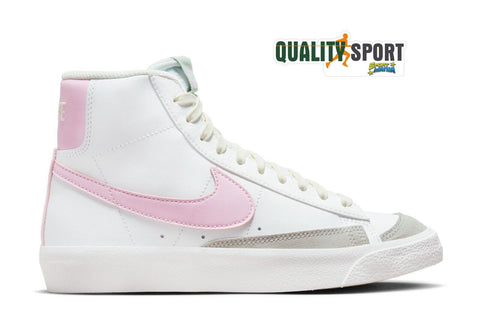 Nike Blazer Mid '77 Bianco Rosa Scarpe Donna Sportive Sneakers DA4086 106