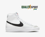 Nike Blazer Mid 77 Bianco Nero Scarpe Ragazzo Donna Sportive Sneakers DA4086 100