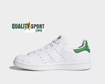 Adidas Stan Smith Bianco Verde Scarpe Shoes Ragazzo Sportive Sneakers M20605