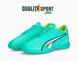 Puma Ultra Play TT Verde Menta Scarpe Bambino Sportive Calcetto Soccer 107236 03