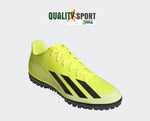Adidas X Crazyfast Club Turf Giallo Nero Scarpe Uomo Calcetto Soccer IF0723