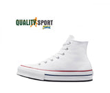 Converse CT AS Eva Lift Hi Bianco Scarpe Shoes Donna Sportive Sneakers 272856C