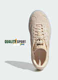 Adidas Gazelle Bold Beige Scarpe Shoes Donna Sportive Sneakers ID4380