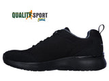 Skechers Air Dynamight Fast Brake Nero Scarpe Donna Sportive Running 12947 BBK