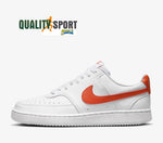 Nike Court Vision Lo NN Bianco Arancio Scarpe Uomo Sportive Sneakers DH2987 108