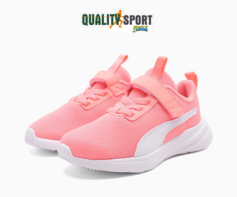 Puma Rickie Runner Rosa Scarpe Bambina Sportive Running Sneakers 394932 03