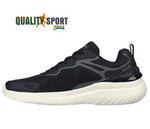 Skechers Bounder Andal Nero Scarpe Shoes Uomo Sportive Sneakers 232674 BKGY