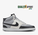 Nike Court Vision Mid NN Grigio Nero Scarpe Uomo Sportive Sneakers DN3577 002