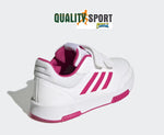 Adidas Tensaur 2.0 Bianco Fucsia Scarpe Shoes Bambina Sportive Sneakers GW6451