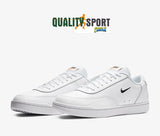 Nike Court Vintage Bianco Nero Scarpe Uomo Sportive Sneakers CJ1679 101