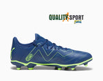 Puma Future Play FG/AG Blu Giallo Scarpe Uomo Sportive Calcetto Soccer 107377 03