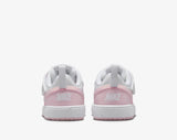 Nike Court Borough Low 2 Bianco Rosa Scarpe Bambino Infant Sneaker DV5458 105