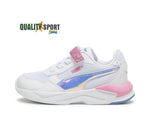 Puma X-Ray Speed Bianco Multicolor Scarpe Bambina Sportive Sneakers 396567 01