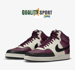 Nike Court Vision Mid Bianco Bordeaux Scarpe Uomo Sportive Sneakers DN3577 600