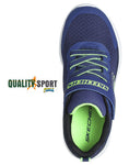 Skechers Microspec Zovrix Blu Scarpe Bambino Sportive Sneakers 403924L NBLM