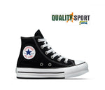 Converse CT AS Eva Lift Hi Nero Scarpe Shoes Donna Sportive Sneakers 272855C