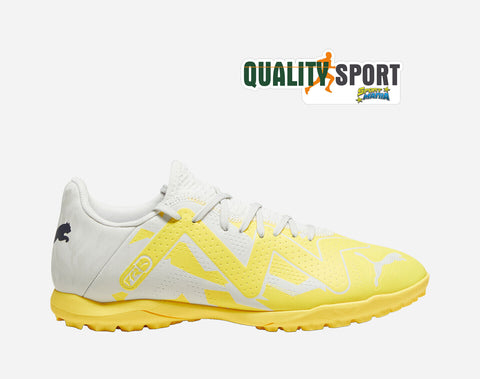 Puma Future Play TT Grigio Giallo Scarpe Uomo Sportive Calcetto Soccer 107381 04