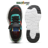Puma Trinity Lite Nero Multicolor Scarpe Bambino Sportive Sneakers 395463 02