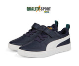 Puma Rickie Blu Bianco Scarpe Shoes Bambino Sportive Sneakers 385836 07