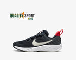 Nike Star Runner 4 Blu Rosso Scarpe Ragazzo Sportive Palestra Running DX7615 401
