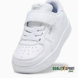 Puma Caven Bianco Scarpe Shoes Infant Bambino Sportive Sneakers 393841 02