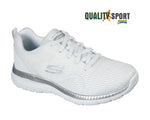 Skechers Bountiful Bianco Scarpe Donna Sportive Palestra Sneakers 12607 WSL