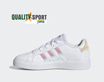 Adidas Grand Court Bianco Iridescente Scarpe Donna Sportive Sneakers GY2326