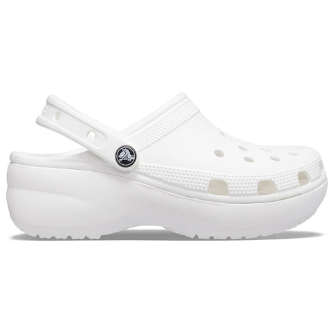 Crocs Classic Platform Clog Bianco Ciabatta Donna Sandalo 206750 100
