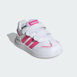 Adidas Tensaur Switch Bianco Rosa Scarpe Infant Bambina Sportive Sneakers JI1050