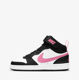 Nike Court Borough Mid Nero Bianco Fucsia Scarpe Donna Sportive Sneakers CD7782 005