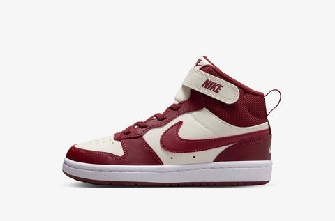 Nike Court Borough Mid Bordeaux Scarpe Bambino Sportive Sneakers CD7783 013