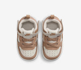 Nike Court Borough Mid 2 Bianco Beige Scarpe Bambino Infant Sneaker CD7784 125