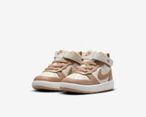 Nike Court Borough Mid 2 Bianco Beige Scarpe Bambino Infant Sneaker CD7784 125