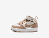 Nike Court Borough Mid 2 Bianco Beige Scarpe Bambino Infant Sneaker CD7784 125
