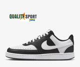 Nike Court Vision Nero Bianco Scarpe Shoes Donna Sportive Sneakers DH3158 003