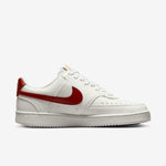 Nike Court Vision Beige Rosso Scarpe Shoes Donna Sportive Sneakers DH3158 104