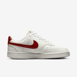 Nike Court Vision Beige Rosso Scarpe Shoes Donna Sportive Sneakers DH3158 104