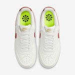 Nike Court Vision Beige Rosso Scarpe Shoes Donna Sportive Sneakers DH3158 104