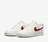 Nike Court Vision Beige Rosso Scarpe Shoes Donna Sportive Sneakers DH3158 104