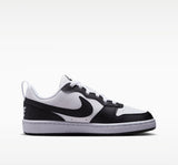 Nike Court Borough Nero Bianco Scarpe Ragazzo Sportive Sneakers DV5456 131