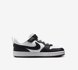 Nike Court Borough Nero Bianco Scarpe Bambino Sportive Sneakers DV5457 131