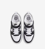 Nike Court Borough Nero Bianco Scarpe Bambino Sportive Sneakers DV5457 131